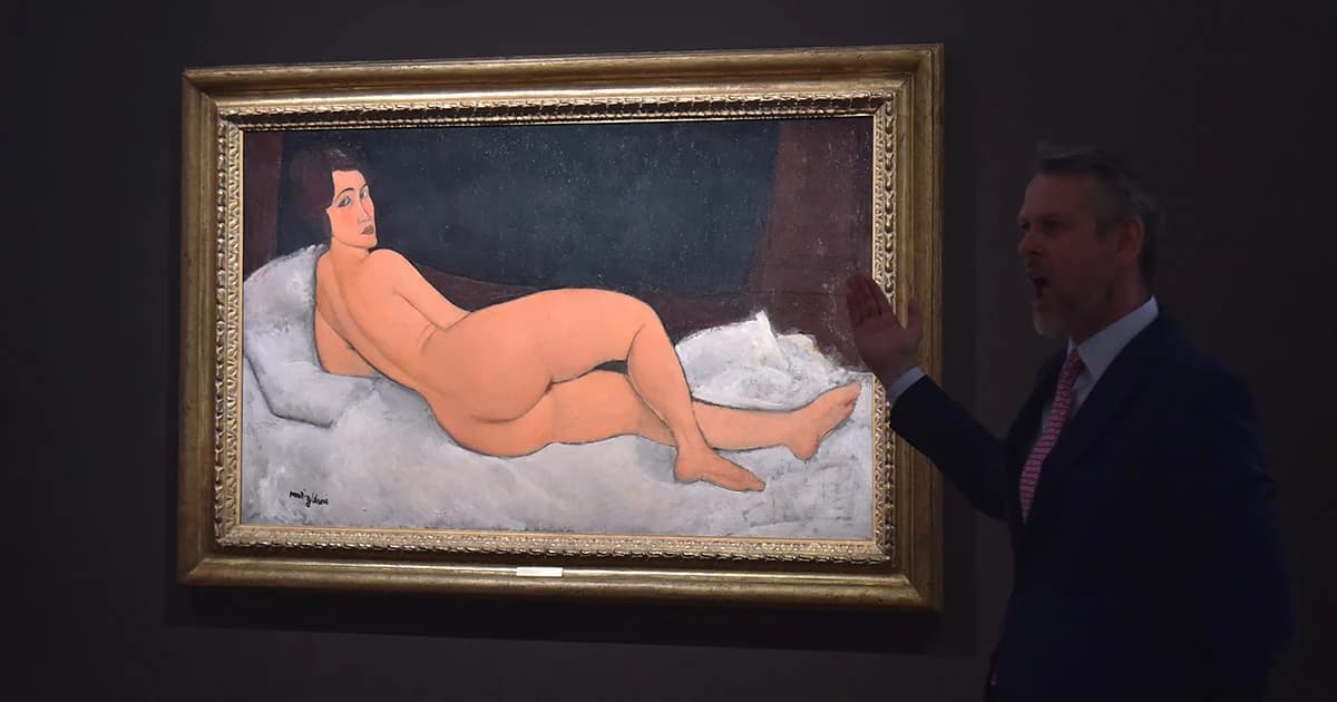 ภาพวาดเปลือยผลงานศิลปินดังเมื่อ 100 ปีก่อน ถูกประมูลไป 5,000 ล้านบาท