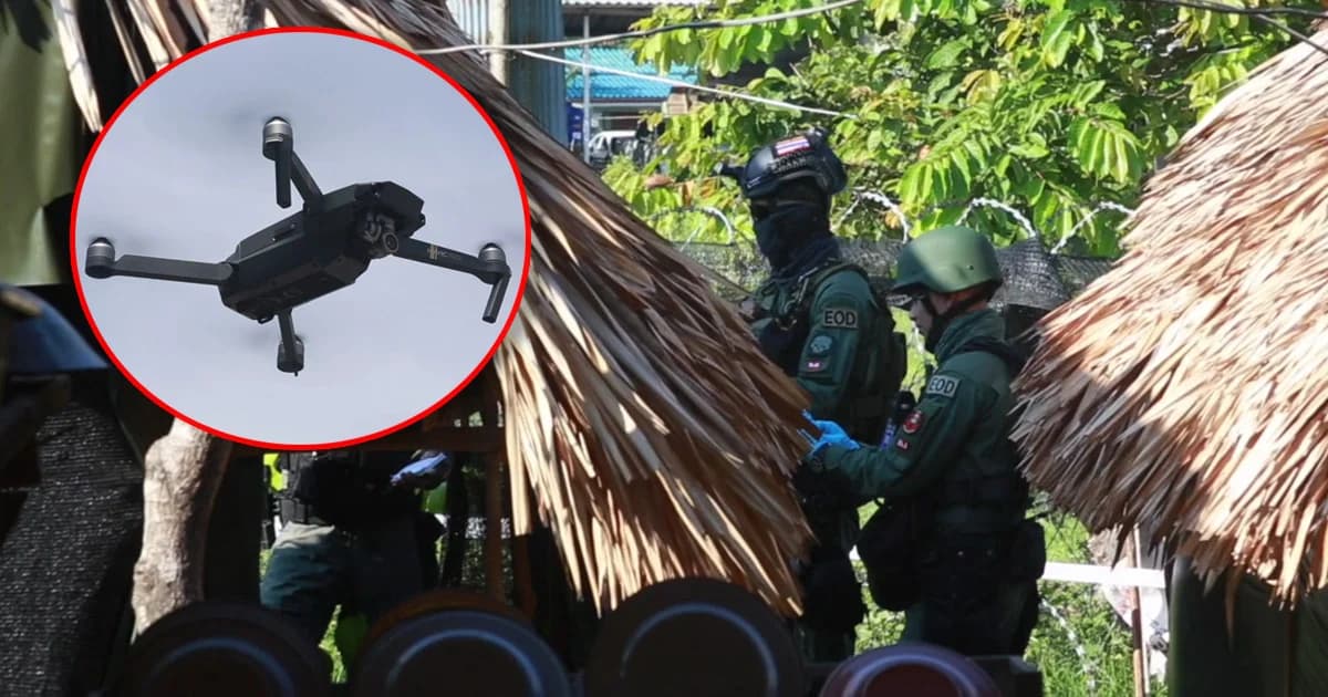 ยืนยันไม่เป็นความจริง! กรณีสั่งยิงทิ้ง “โดรน” บินพื้นที่ชายแดนใต้