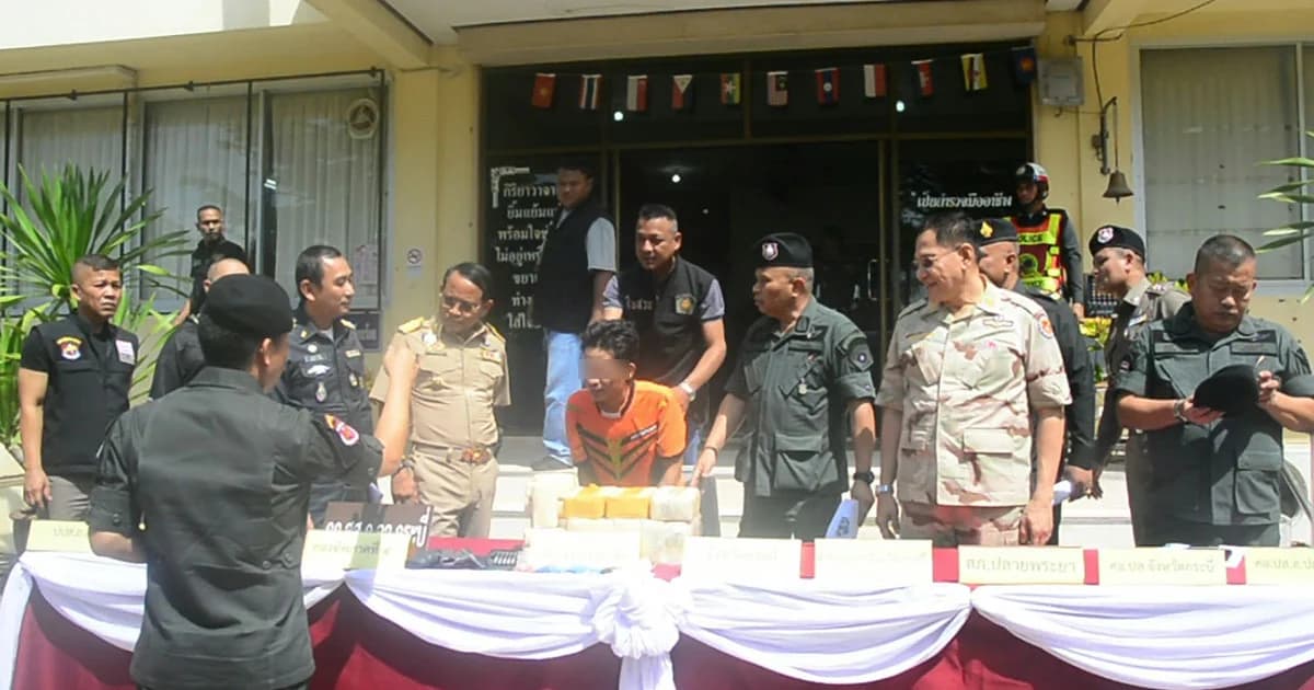 จับเอเย่นต์ค้ายา เมืองกระบี่ ยึดยาบ้ากว่า 1 แสนเม็ด