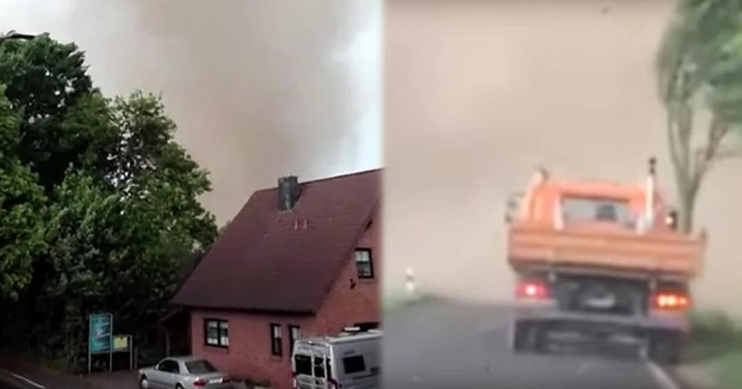 ทอร์นาโดถล่มหลายเมืองในเยอรมนี บาดเจ็บ 2 ราย