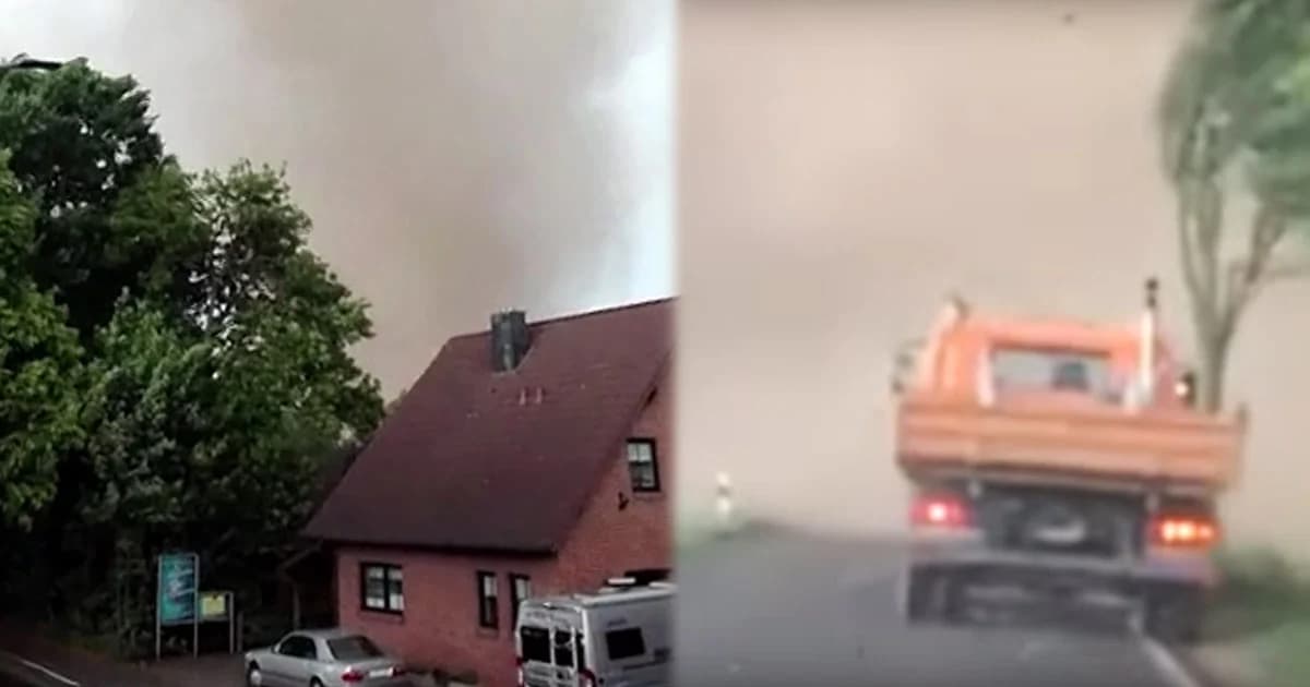 ทอร์นาโดถล่มหลายเมืองในเยอรมนี บาดเจ็บ 2 ราย