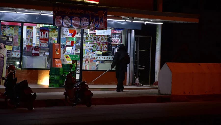 คนร้ายปฎิบัติการลอบวางระเบิด ป่วนยะลาหลายจุด