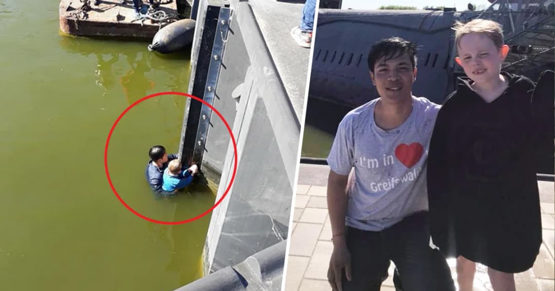 แห่ชื่นชม ! ฮีโร่หนุ่มไทยชาวหนองคาย กระโดดช่วยเด็กฝรั่งตกน้ำที่เยอรมนี