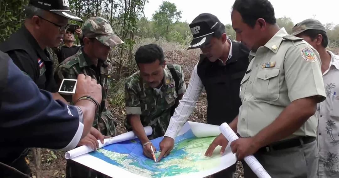 จนท.ลุยตรวจสอบ นายทุนรุกป่าชายเลน เมืองตรัง