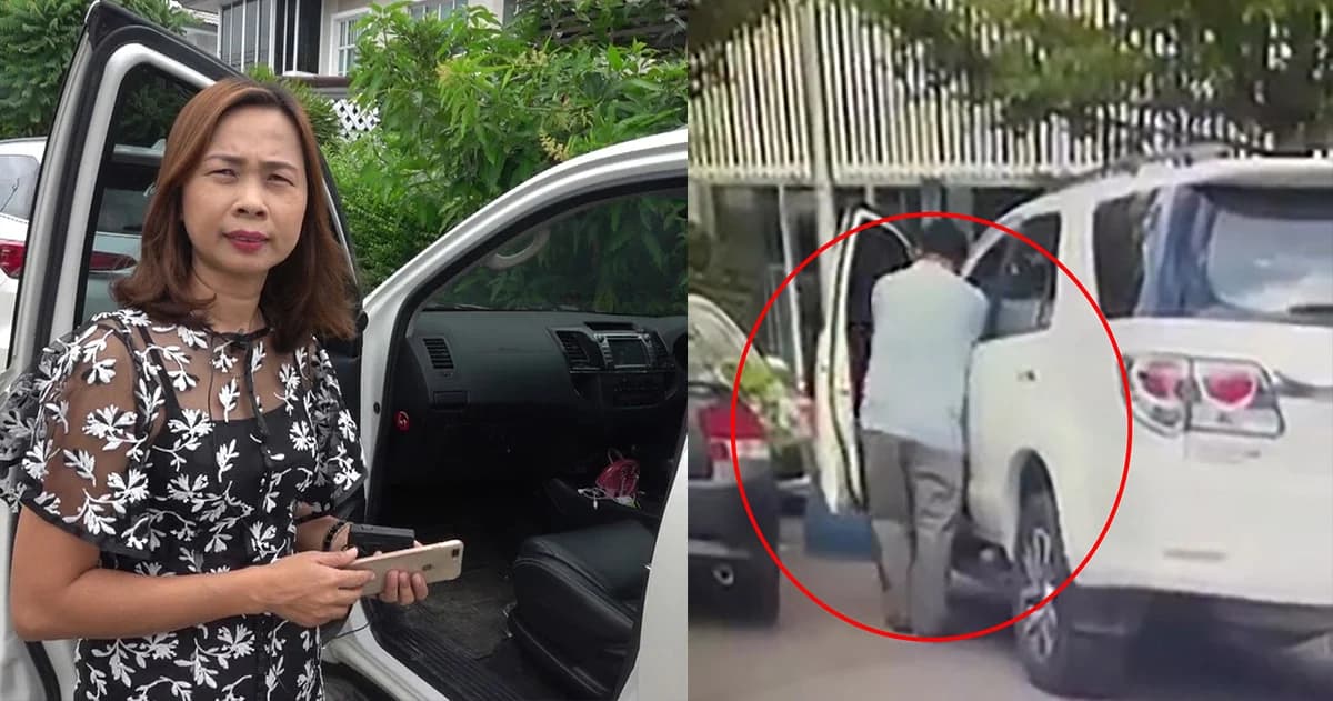 หนุ่มทำทีเป็นผู้ปกครอง งัดรถได้ทรัพย์สินไปกว่าแสนบาท