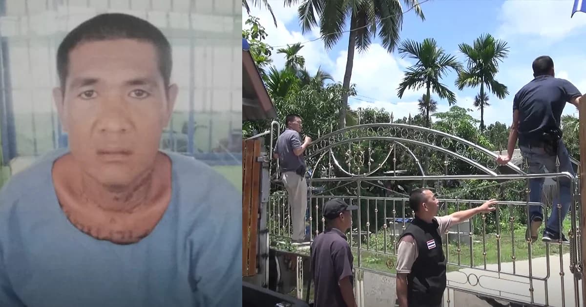 บุกค้นบ้าน คนรู้จัก ‘เอ๋ ควาย’ พบช่วยหนีกบดาน จ.ลำพูน