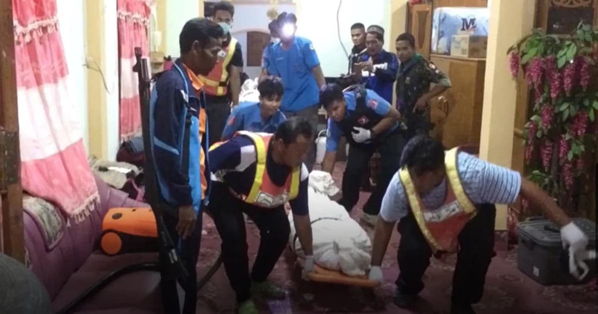 อุกอาจ ! คนร้ายใช้อาวุธสงครามยิงถล่ม 2 ผัวเมีย ดับคาบ้าน คาดปมธุรกิจมืด