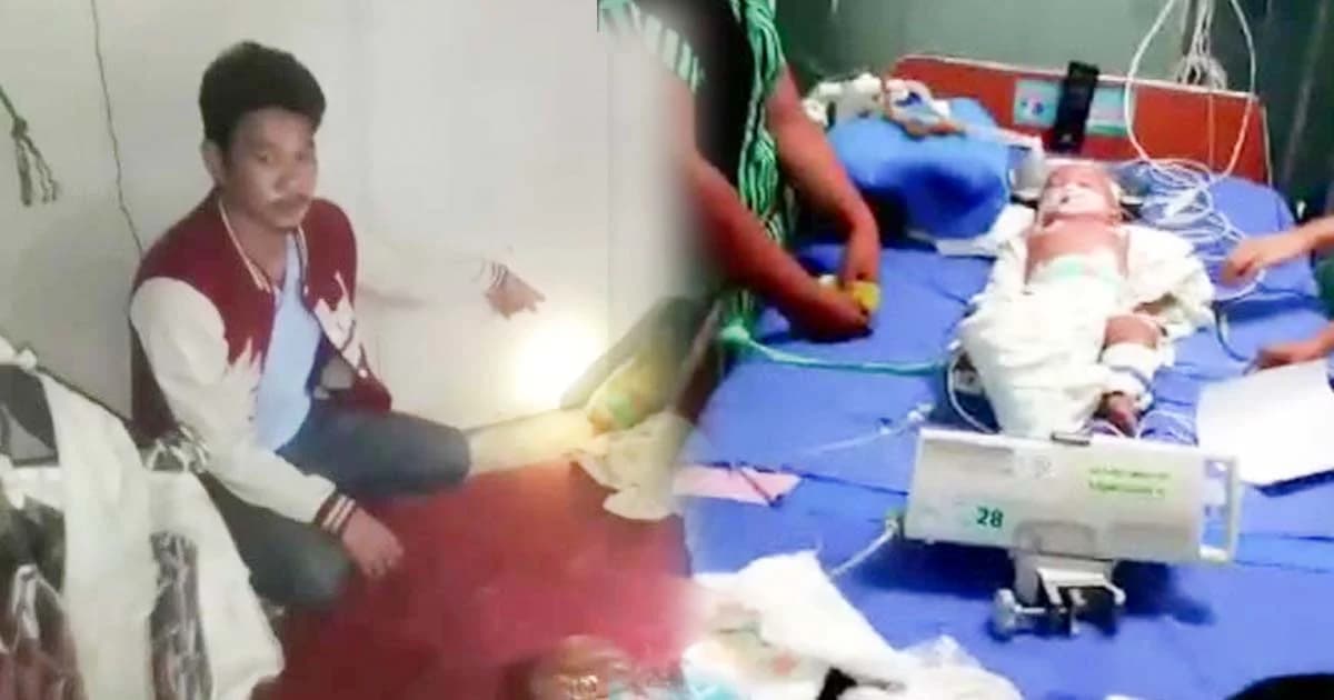 พ่อวัยโจ๋จับลูก 5 เดือนฟาดผนัง ก่อนทุ่มลงพื้น ปางตาย