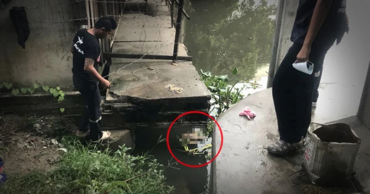 สลด ! พบศพทารกหญิง ลอยติดตอม่อสะพานคลองสำโรง