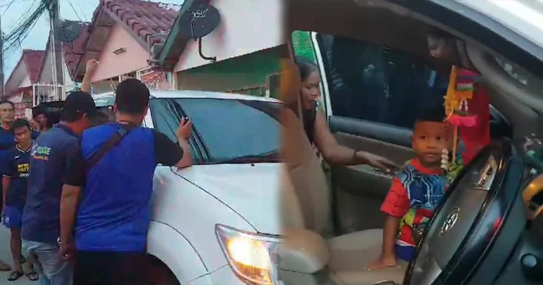 กู้ภัยพัทยาเร่งช่วยเด็กวัย 2 ขวบ หลังติดอยู่ในรถ