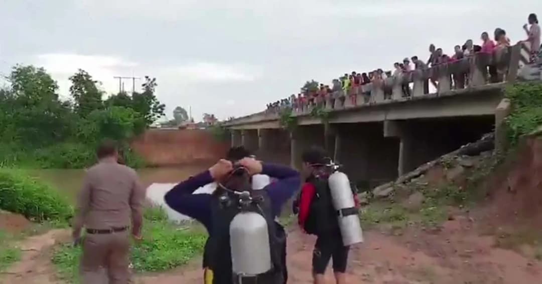 หมอป่วยโรคซึมเศร้า คาดโดดสะพานแม่น้ำชี-หา 2 วันยังไม่พบ