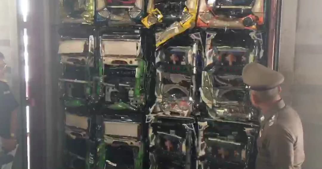 บุกตรวจ 7 ตู้คอนเทนเนอร์ พบลักลอบนำขยะอิเล็กทรอนิกส์อันตรายเข้าไทย