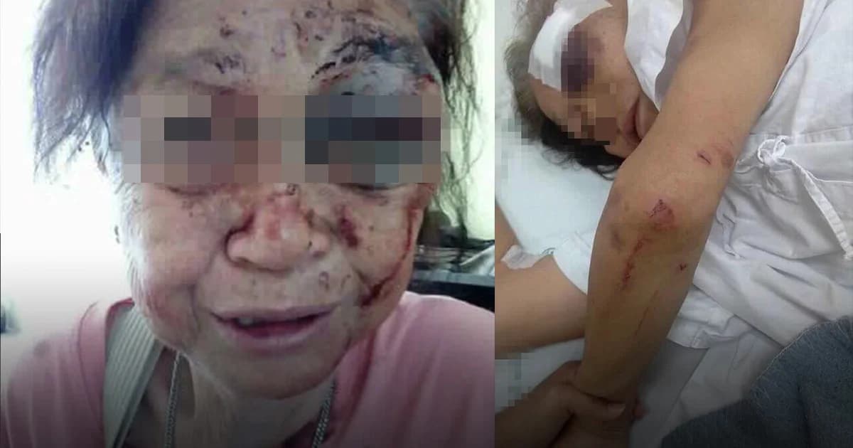 แก๊งทวงหนี้โหด ! ฉุนไม่ได้เงิน 2 พัน กระทืบยายจนหน้าช้ำ