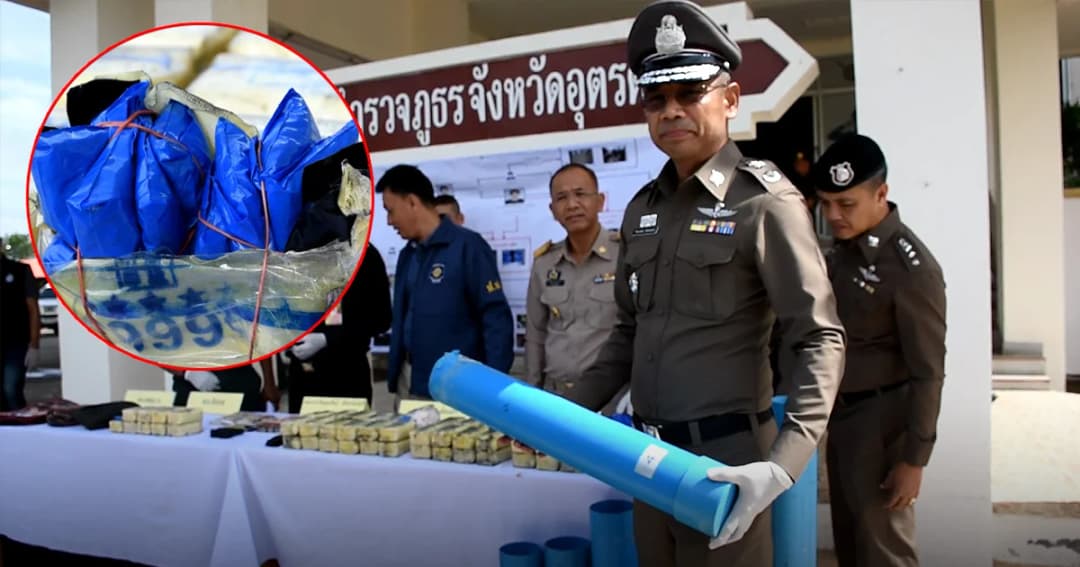 จับแก๊งค้ายา ซุกยาบ้าใส่ท่อพีวีซีฝังดิน ยึดกว่า 1.3 แสนเม็ด