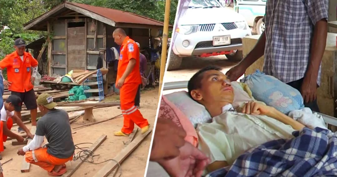 จิตอาสาโคราชช่วยซ่อมบ้านให้ผู้ป่วยติดเตียง ครอบครัวสุดยากจน วอนผู้ใจบุญช่วย