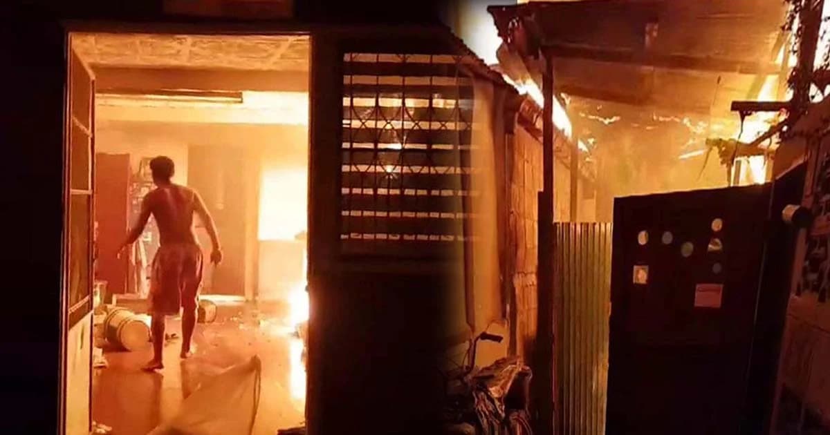 หนีตายโกลาหล ไฟไหม้ชุมชนปากลัด ชุลมุนคนเข้าเก็บของ