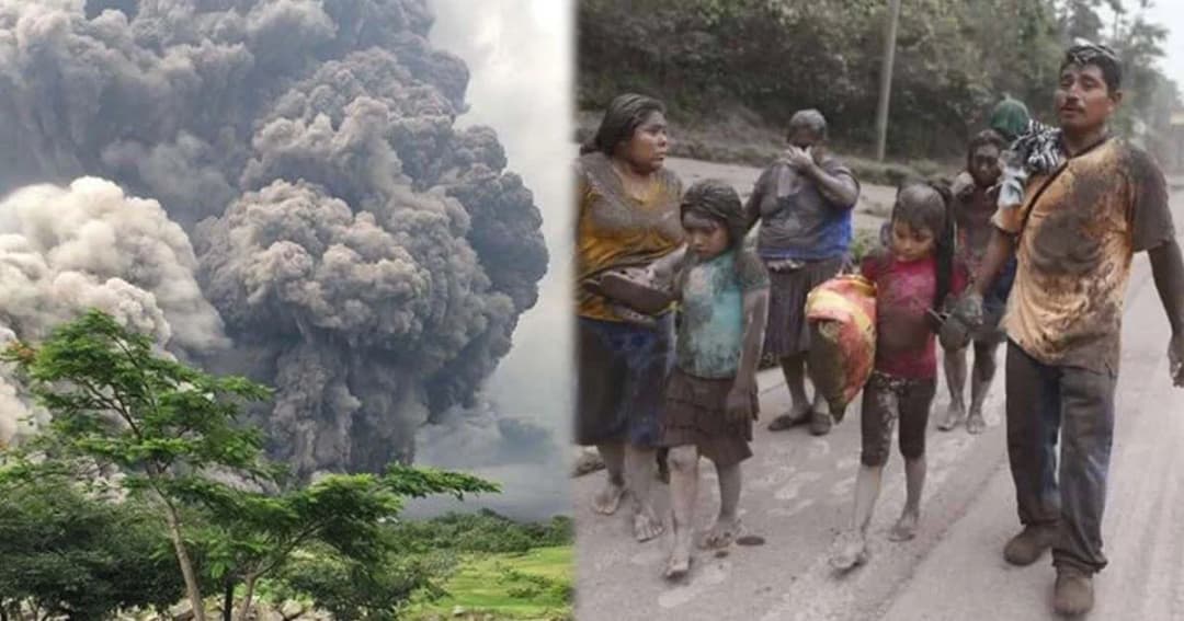 คืบหน้าภูเขาไฟในกัวเตมาลาปะทุ พ่นเถ้าถ่านทำลายเมือง เสียชีวิต 25 คน