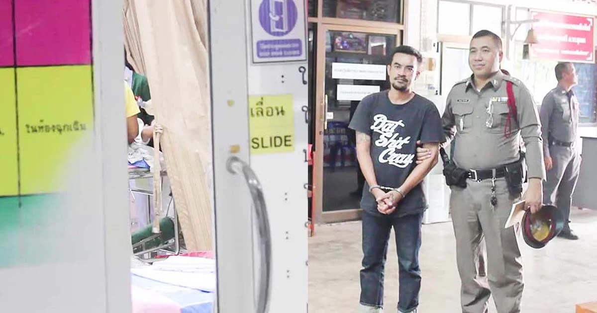 รวบแล้วผัวโหดซ้อมเมียปางตาย จับแขวนคอต่อหน้าลูก