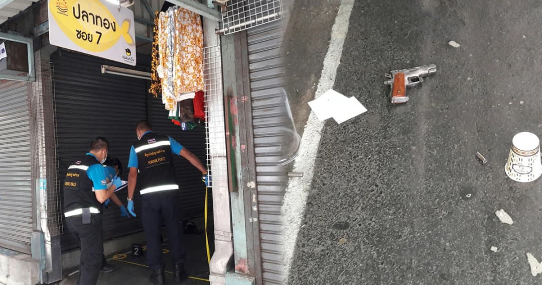 หนุ่มง้อแฟนไม่สำเร็จ ชักปืนยิงกลางตลาด – ยิงตัวตายตาม