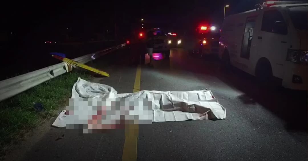 อุทาหรณ์! เด็กแว้นประลองความเร็วตกจากรถ ดับคาที่ 1 ราย