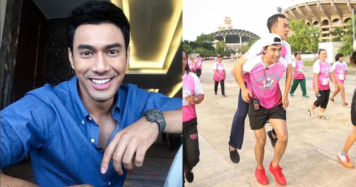 พระเอกตัวจริง ! “เอส กันตพงศ์” หวั่นน้องดาวน์ซินโดรมเป็นลม รีบแบกขึ้นหลังส่งจุดพยาบาล