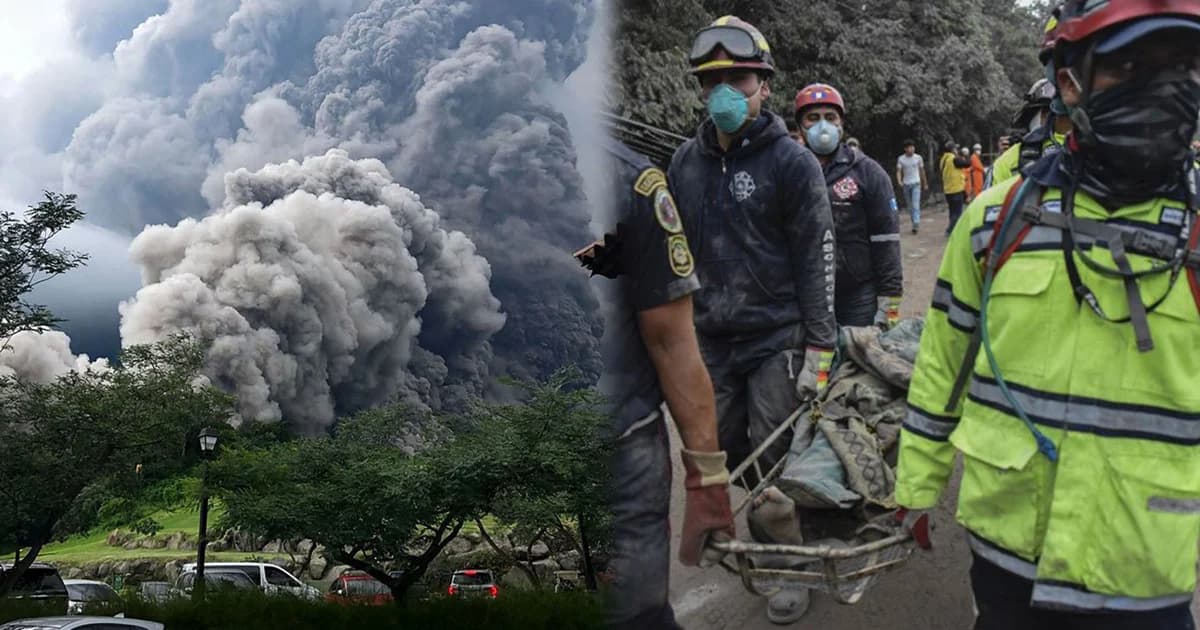 ตายแล้วนับ 100 ภูเขาไฟกัวเตมาลาปะทุต่อเนื่อง สูญหาย 200 ชีวิต