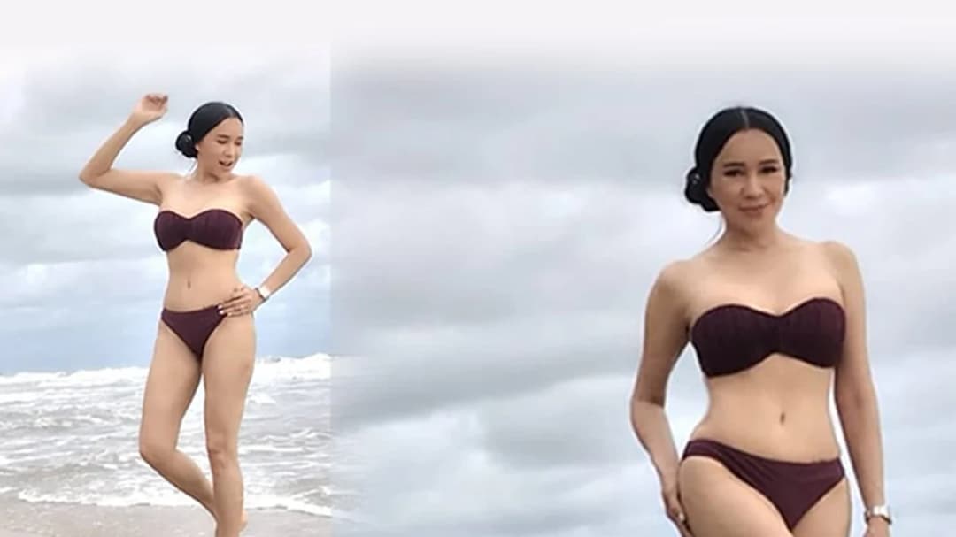 จัดว่าเด็ด! ส้มเช้ง สามช่า สวมบิกินี่ อวดหุ่นแซ่บ
