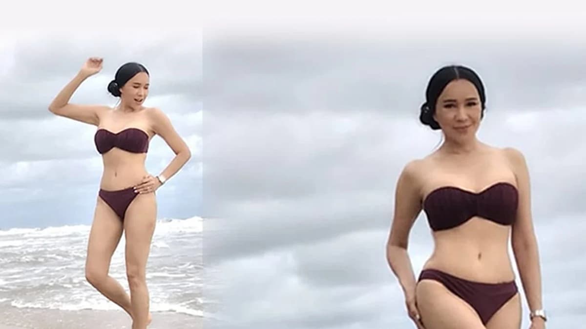 จัดว่าเด็ด! ส้มเช้ง สามช่า สวมบิกินี่ อวดหุ่นแซ่บ