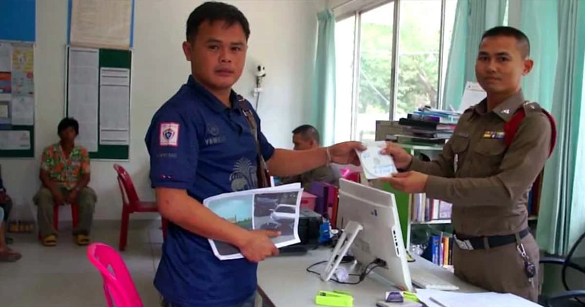 หนุ่มอัดคลิปแฉ ตร.ทางหลวง เข้าแจ้งความ หลังเรียกรับเงินไม่มีใบเสร็จ