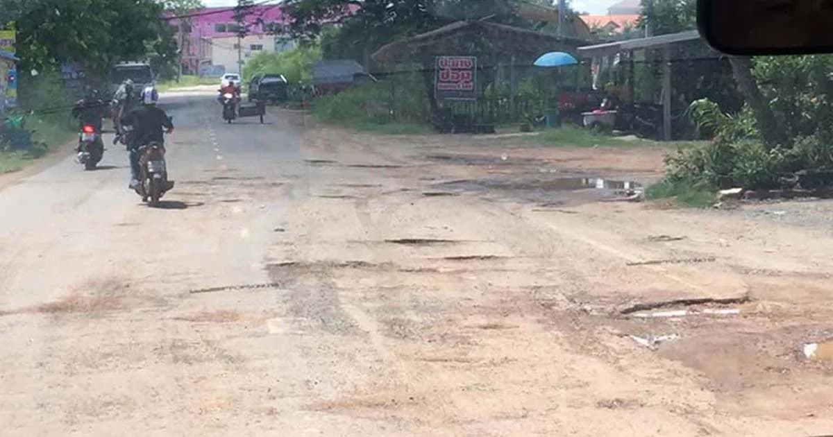 ชาวกันทรวิชัยสุดทน ร้องถนน 3038 พังพินาศ สัญจรลำบาก