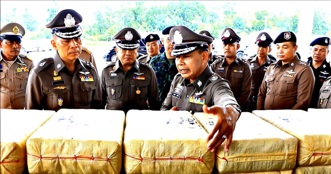 รอง ผบ.ตร.แถลง จับยาบ้า 13 ล้านเม็ด เผย ซ่อน GPS ติดตามความเคลื่อนไหว