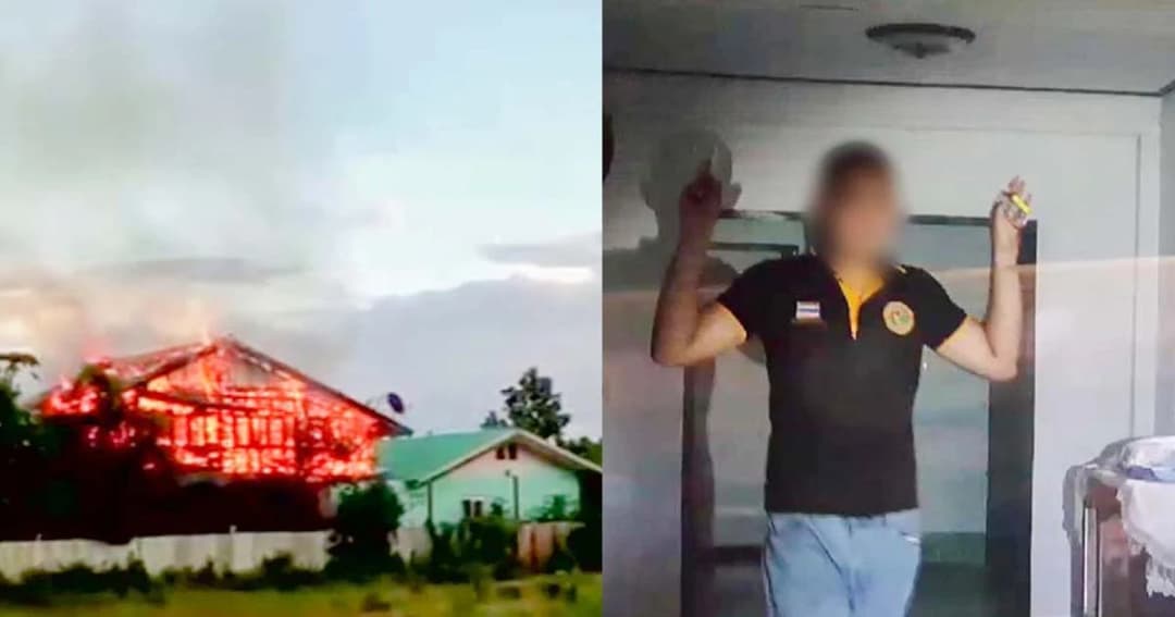 หนุ่มคลั่งเผาบ้านตัวเอง เผยเหงา อยากติดคุก !