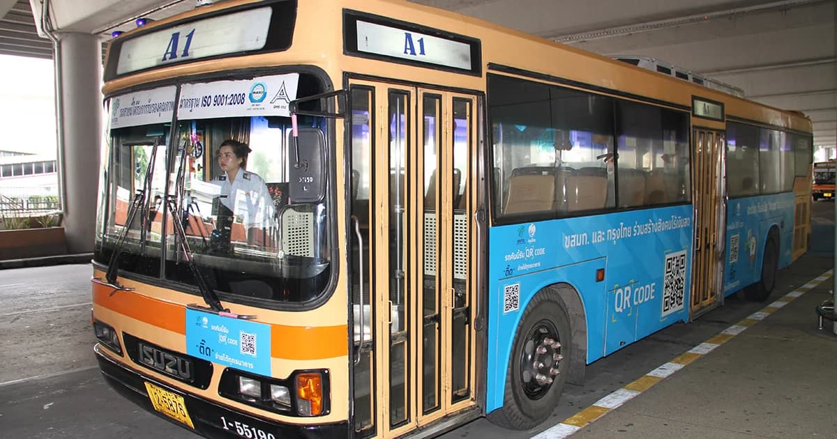 มิติใหม่! นำร่องจ่ายค่ารถเมล์ ขสมก. ผ่าน QR Code รับไทยแลนด์ 4.0
