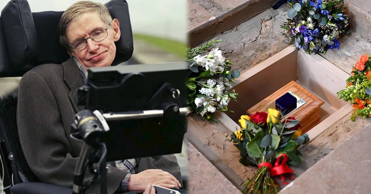 ฝังเถ้ากระดูก ‘ศ.ฮอว์คิง’ แล้ว ข้างไอแซก นิวตัน-ชาร์ลส์ ดาร์วิน