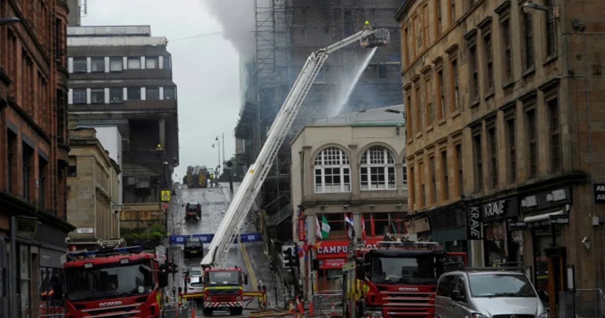 โรงเรียนศิลปะกลาสโกว์ ไฟไหม้ซ้ำรอย 4 ปีก่อน