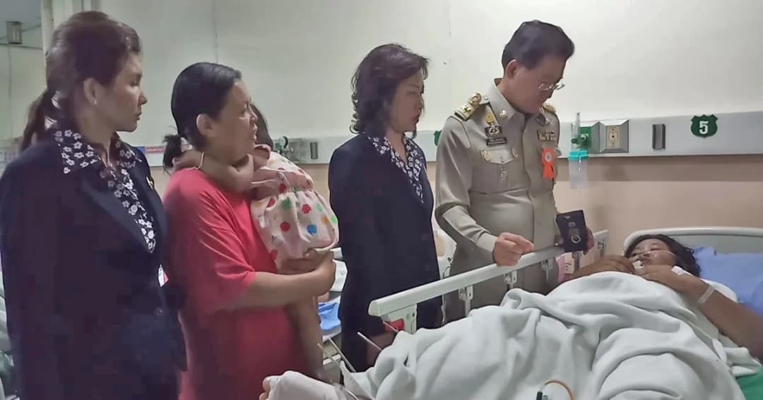 ผู้ว่าฯ โคราชรุดเยี่ยมผู้บาดเจ็บเก๋งไฟไหม้ พร้อมนำ 8 ฮีโร่พบนายกฯ 19 มิ.ย.