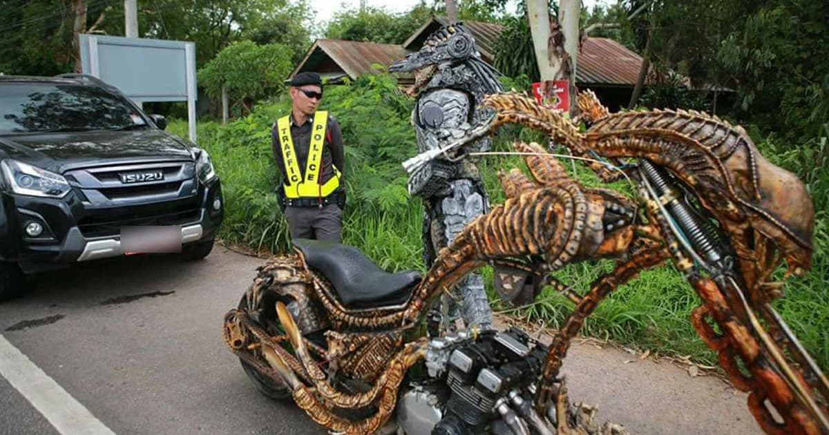 ไปให้สุด แล้วหยุดที่จุดตรวจ ‘พรีเดเตอร์’ โผล่ทางหลวง เจอด่านเลยต้องจอด