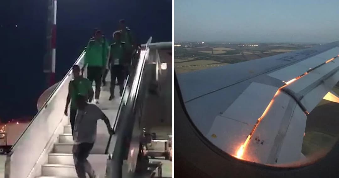 “ทีมชาติซาอุฯ” ระทึก เครื่องบินไฟลุกกลางอากาศ ขณะบินไปแข่งบอลโลก