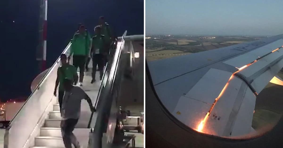 “ทีมชาติซาอุฯ” ระทึก เครื่องบินไฟลุกกลางอากาศ ขณะบินไปแข่งบอลโลก