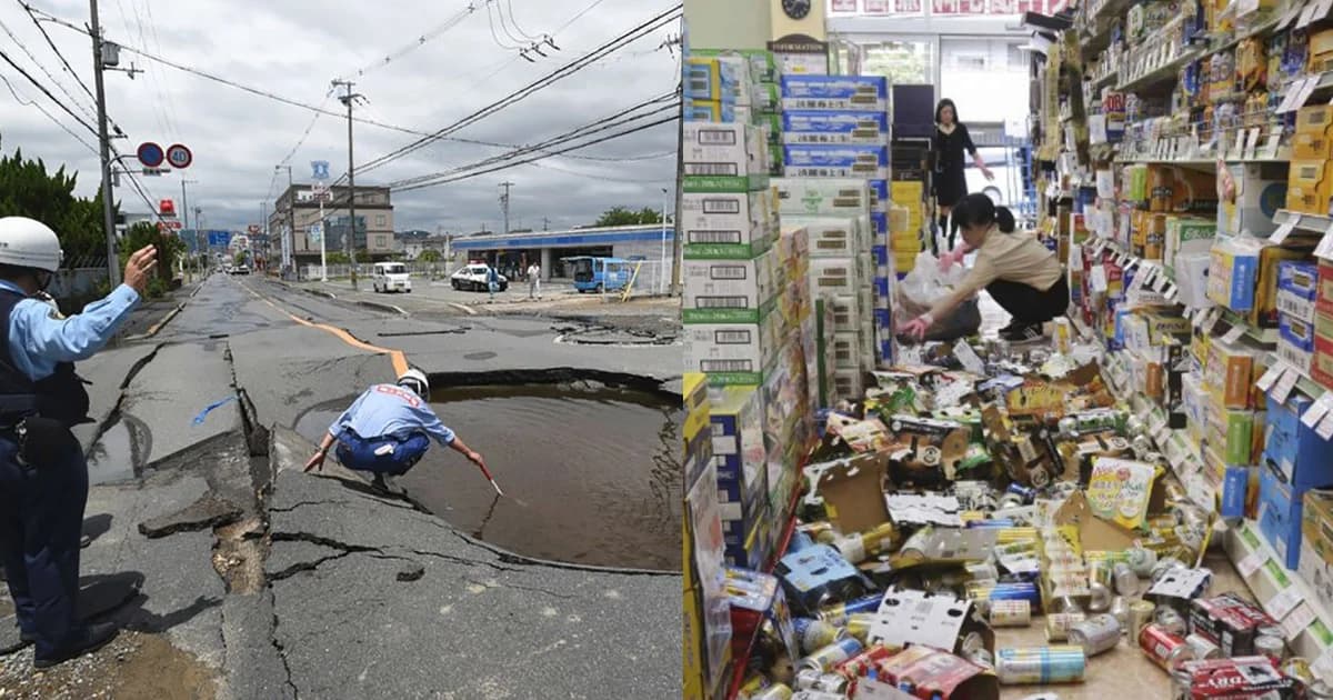 ล่าสุดดับ 4 เจ็บกว่า 370 แผ่นดินไหวญี่ปุ่น เตรียมรับอาฟเตอร์ช็อกตลอดสัปดาห์