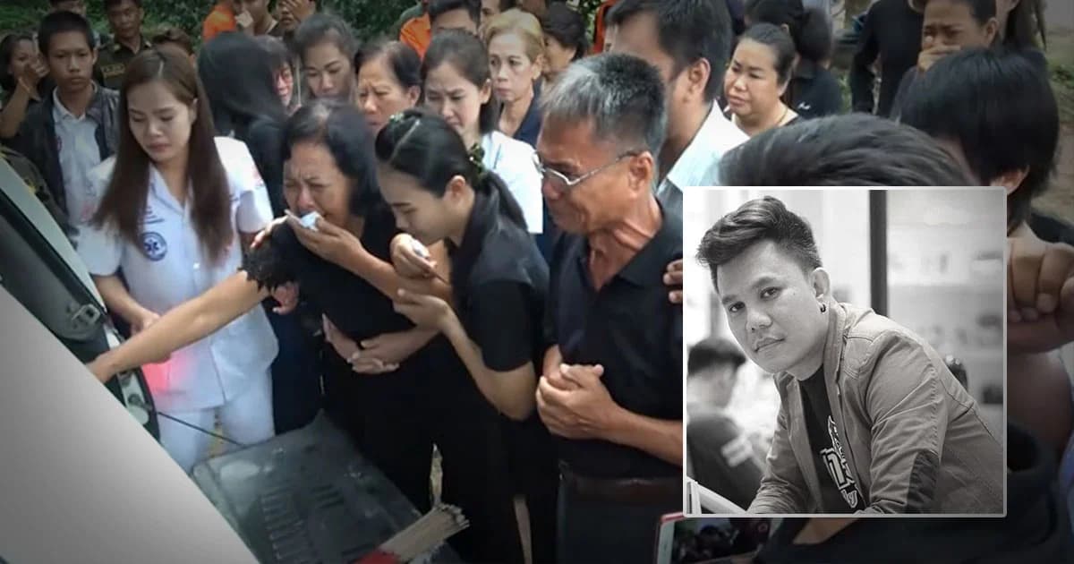 ครอบครัวร่ำไห้รับศพ “โน๊ต ปีโป้ ไหทองคำ” กลับบ้านเกิด จ.หนองคาย