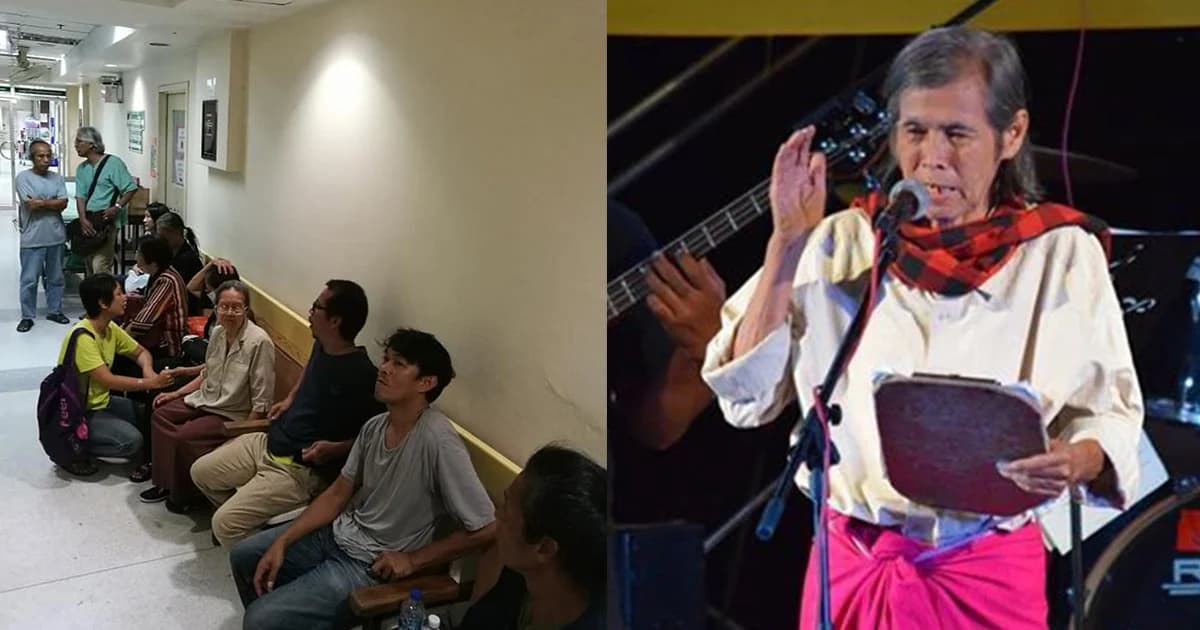 กวีล้านนา “แสงดาว ศรัทธามั่น” อาการทรงตัว หลังล้มหัวฟาดพื้น