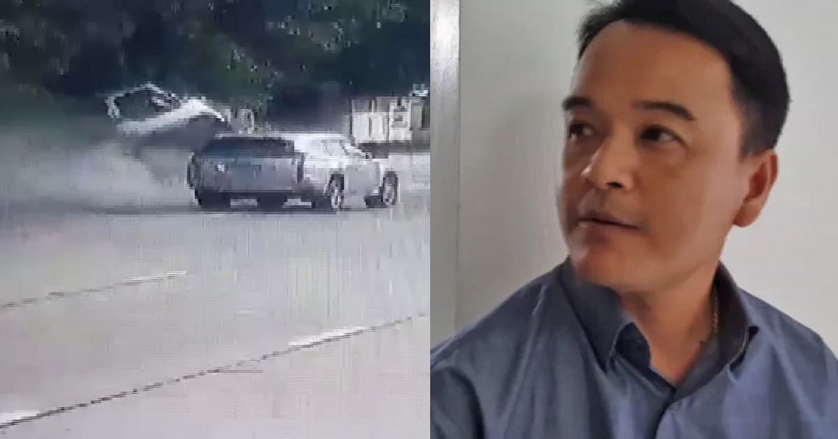 มอบตัวแล้ว ! คนขับปาเจโร่กลับรถตัดหน้ารถไปทำบุญดับ 3 เป็น หน.ป่าไม้ฯ บึงฉวาก