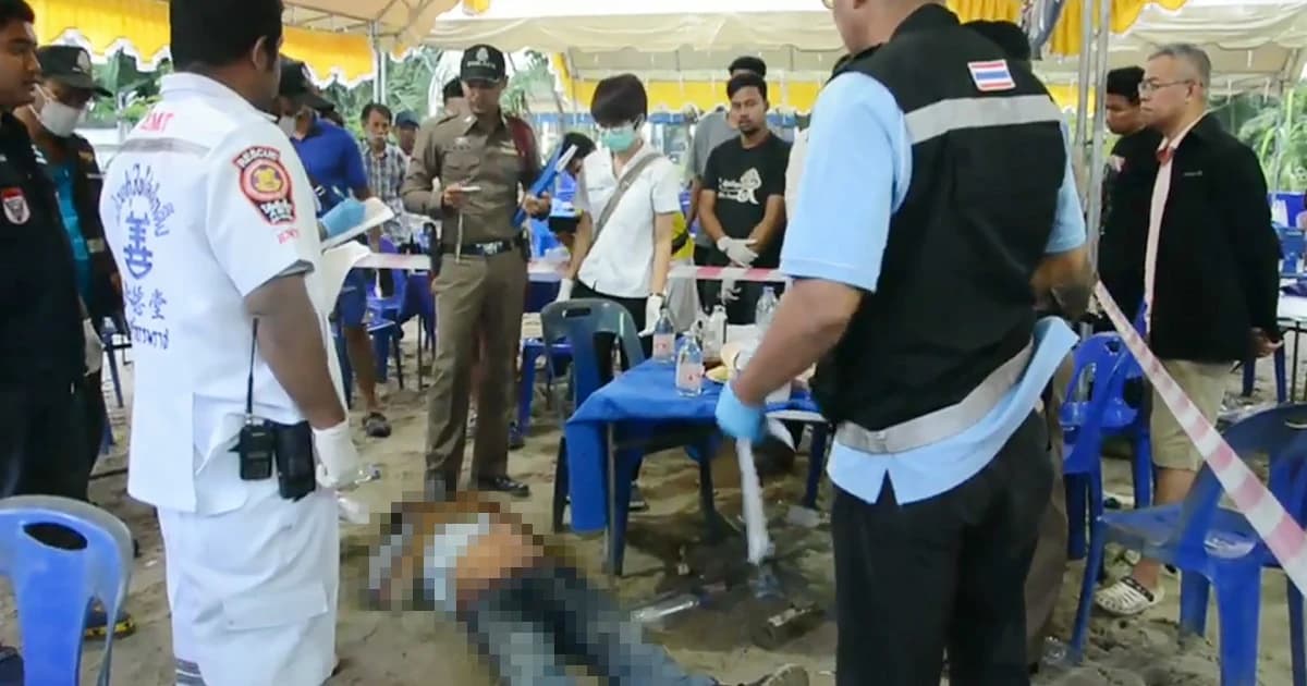 หนุ่มใหญ่นั่งดวลเหล้ากับเพื่อน ลงท้ายขัดใจกัน ถูกยิงดับกลางงานบวช