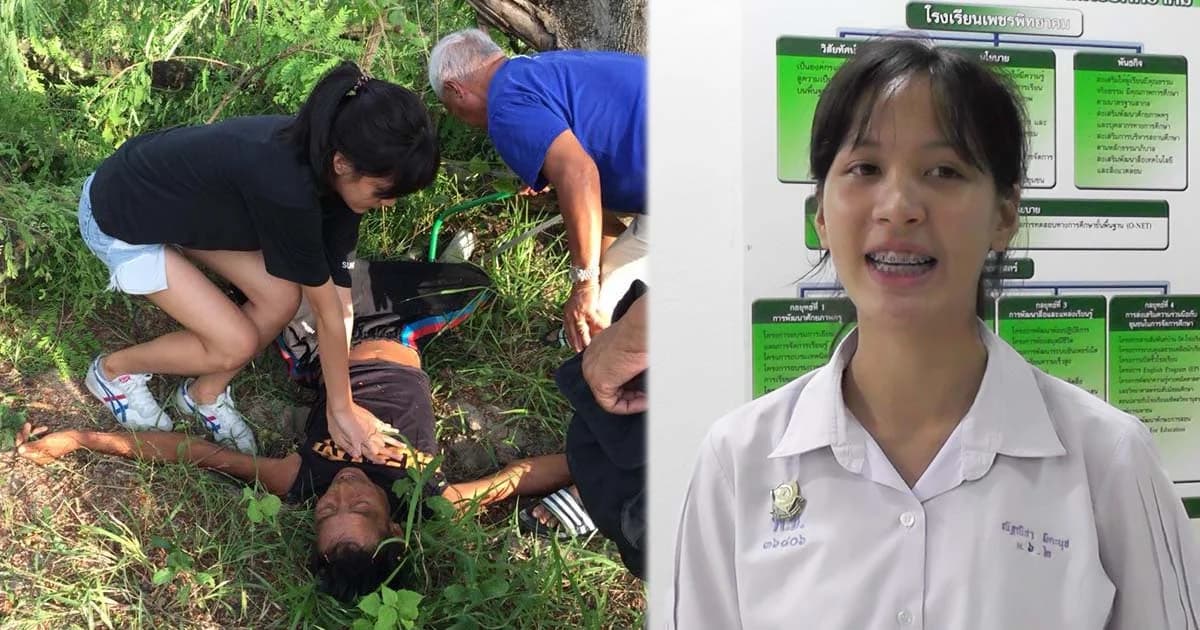 เปิดใจ “น้องน้ำว้า” สาวน้อยฮีโร่ ปั้มหัวใจลุงตกต้นไม้รอดตาย
