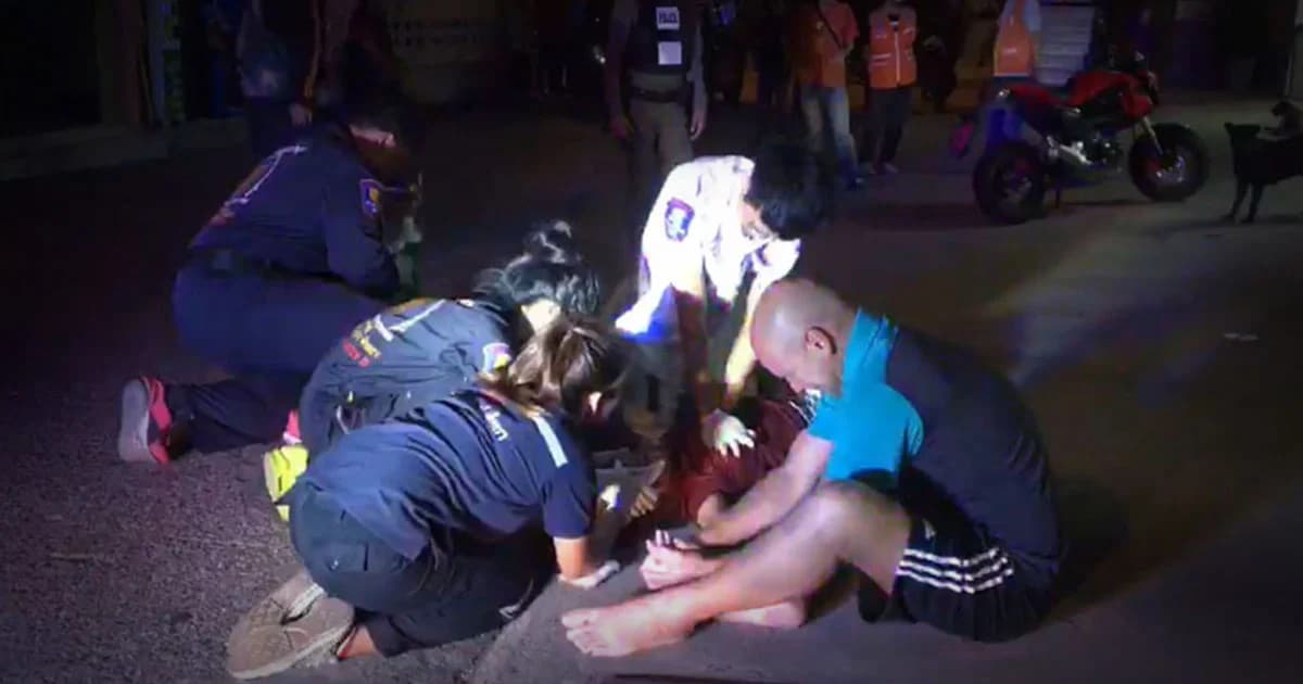 กู้ภัยรุดช่วย ! สาว 28 ตกตึกปริศนาดับ แฟนหนุ่มร่ำไห้นำตัวส่ง รพ.แต่ไม่ทัน