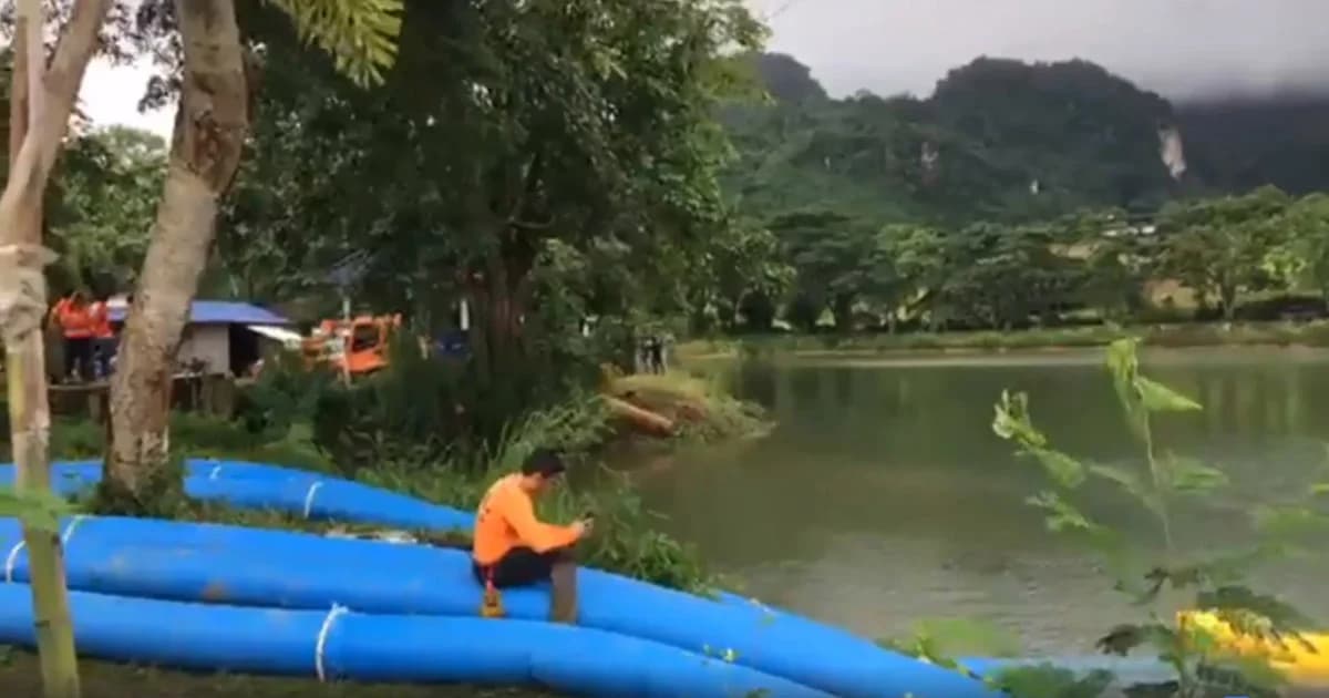 กรมชลฯ ส่งเครื่องสูบน้ำ 10 เครื่องระบายน้ำถ้ำหลวง – ด้านชาวบ้านยินดีเป็นพื้นที่รับน้ำ