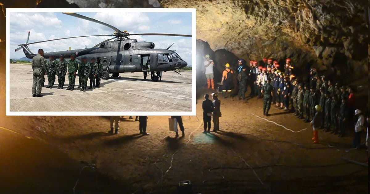 ผบ.ทบ. ส่งชุดปฏิบัติการรบพิเศษ ร่วมช่วย 13 ชีวิตติดถ้ำ