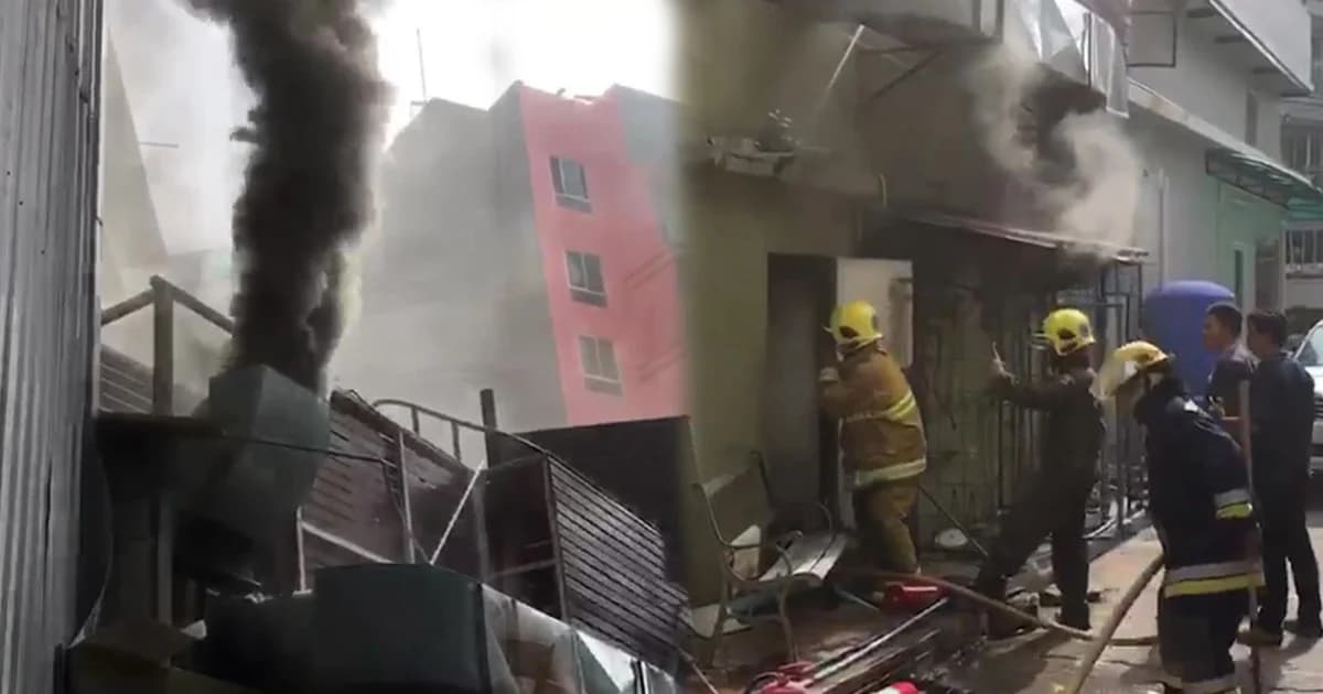 พ่อครัวพลาด! ไฟไหม้ครัวจนเกือบวอดทั้งโรงแรม