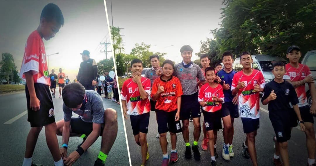 “ก้อง ห้วยไร่” ส่งกำลังใจให้ “น้องไตตั้น” หนึ่งในทีมหมูป่า อายุน้อยที่สุด